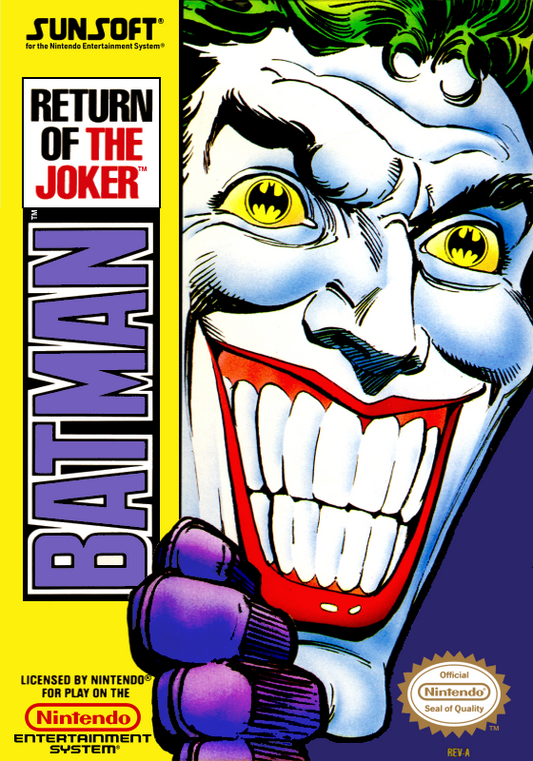Batman Return Of The Joker (Usa) Nes Print Poster