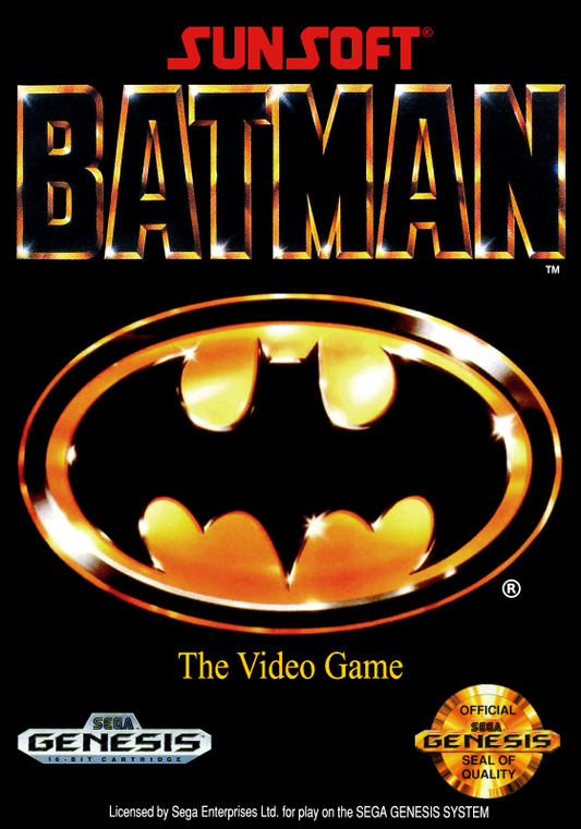 Batman The Video Game (Usa) Genesis Print Poster