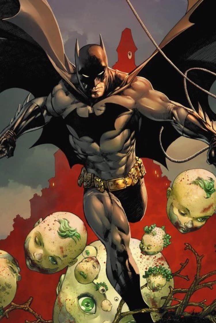 Batman Action Comic Dolls Background Print Poster