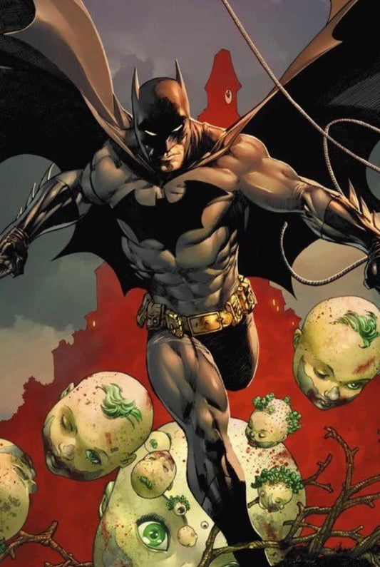 Batman Action Comic Dolls Background Print Poster