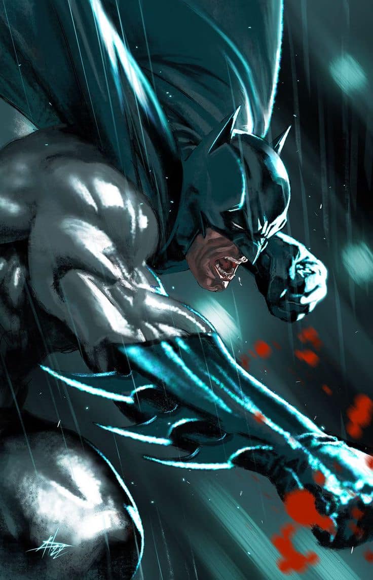 Batman Action Pose (2) Print Poster