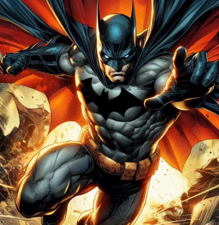 Batman Action Pose (6) Print Poster