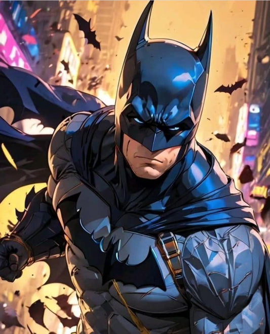 Batman Action Scene Print Poster