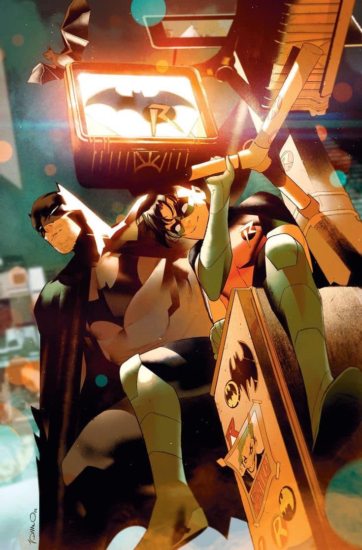 Batman And Robin Action Art Print Poster