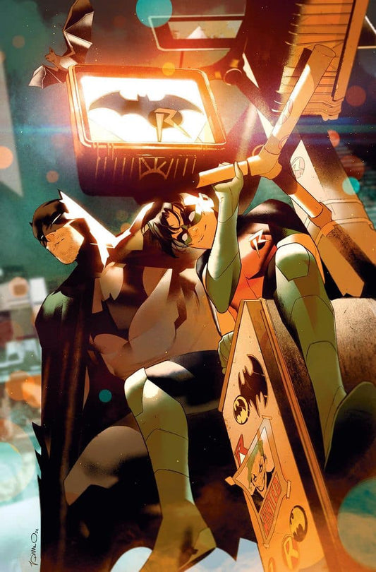 Batman And Robin Action Art Print Poster