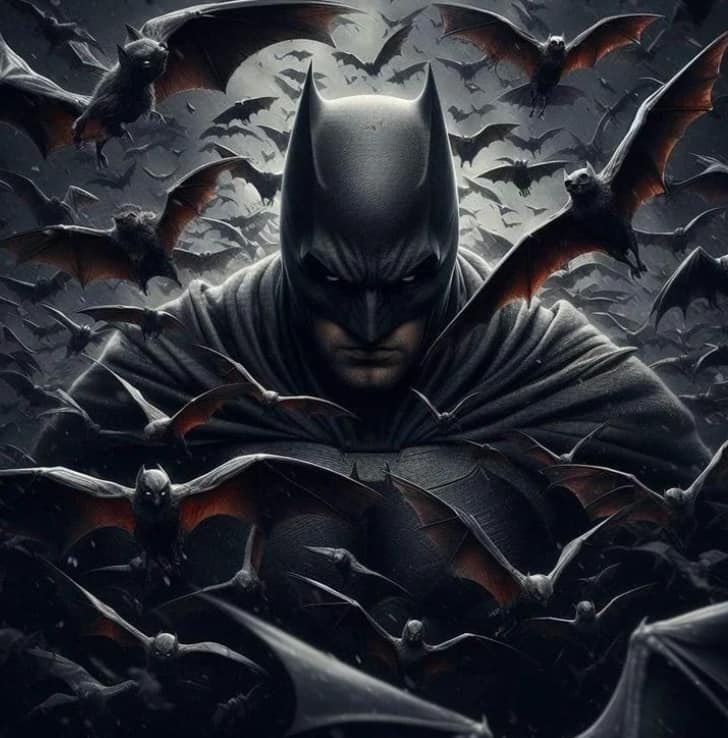 Batman Bats Theme Print Poster