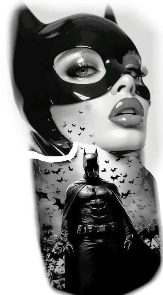 Batman Catwoman Artwork Print Poster
