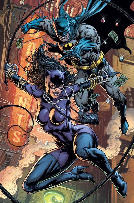Batman Catwoman Chase Scene Print Poster
