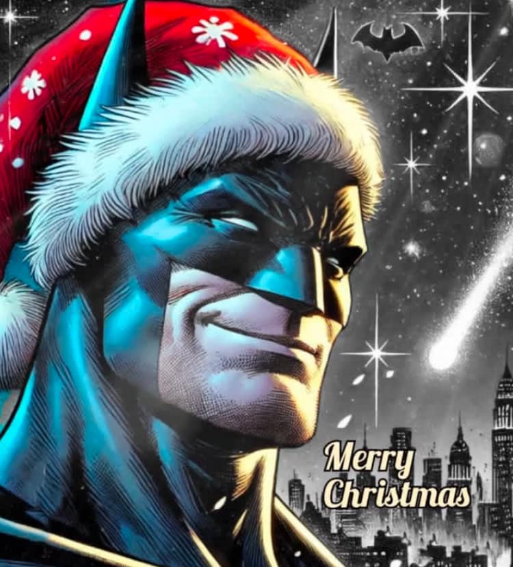 Batman Christmas Celebration Print Poster