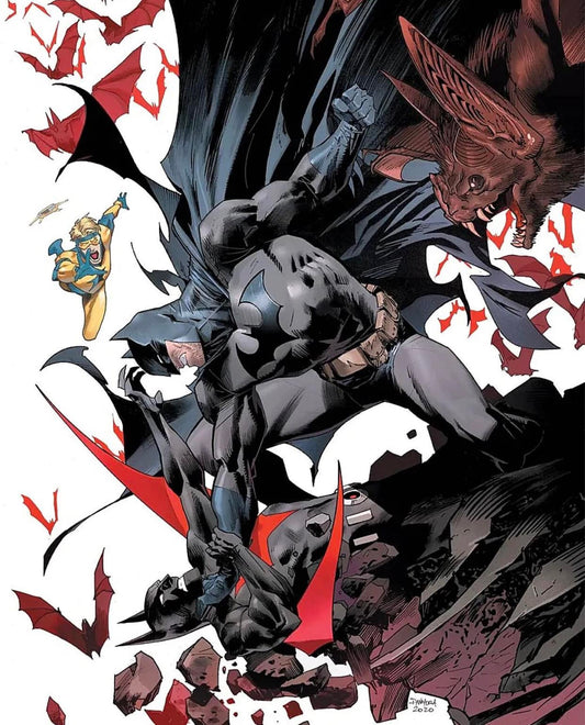 Batman Combat Battle Scene Print Poster