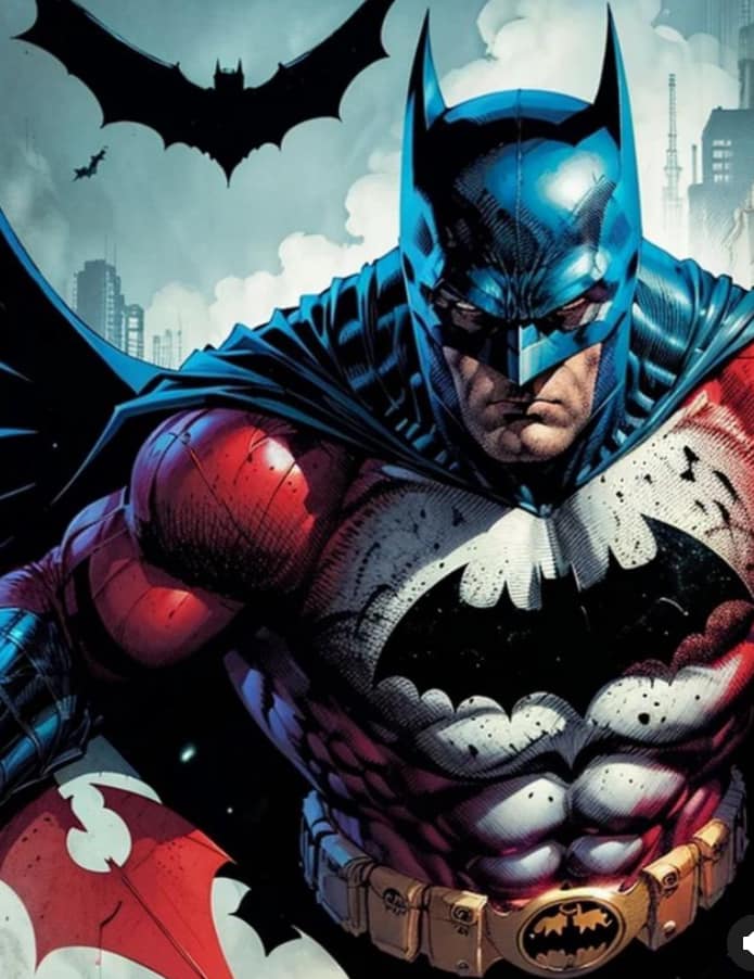 Batman Comic Artwork Print Poster