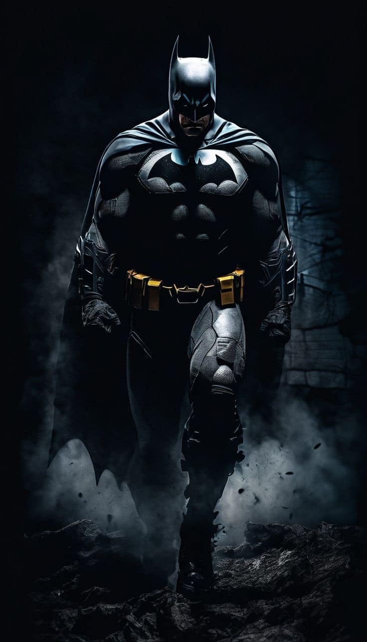 Batman Dark Knight Approaching Print Poster