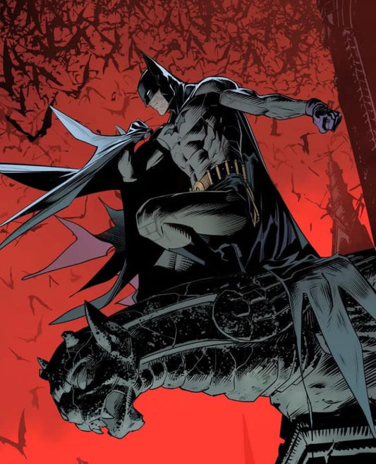 Batman Dark Knight Silhouette Print Poster