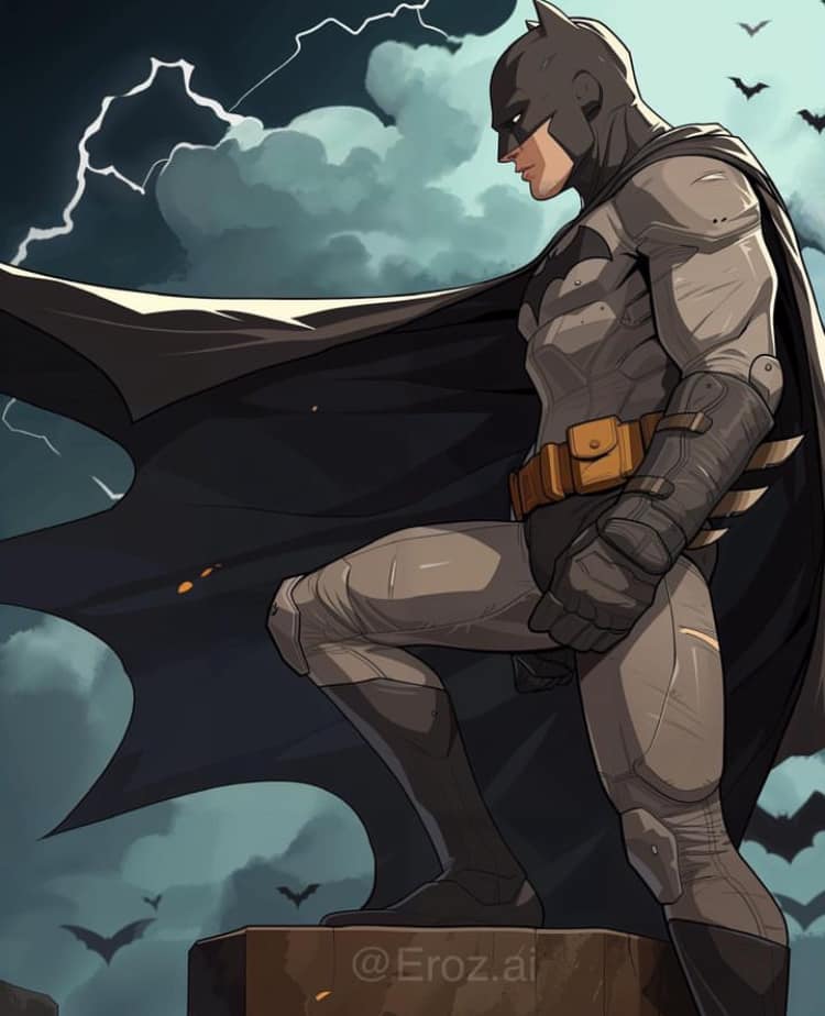 Batman Dark Night Stand Print Poster