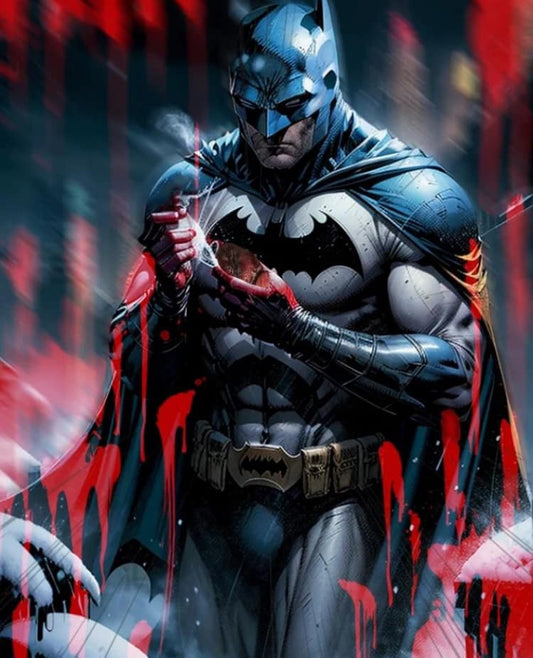 Batman Dark Themed Artwork Print Poster