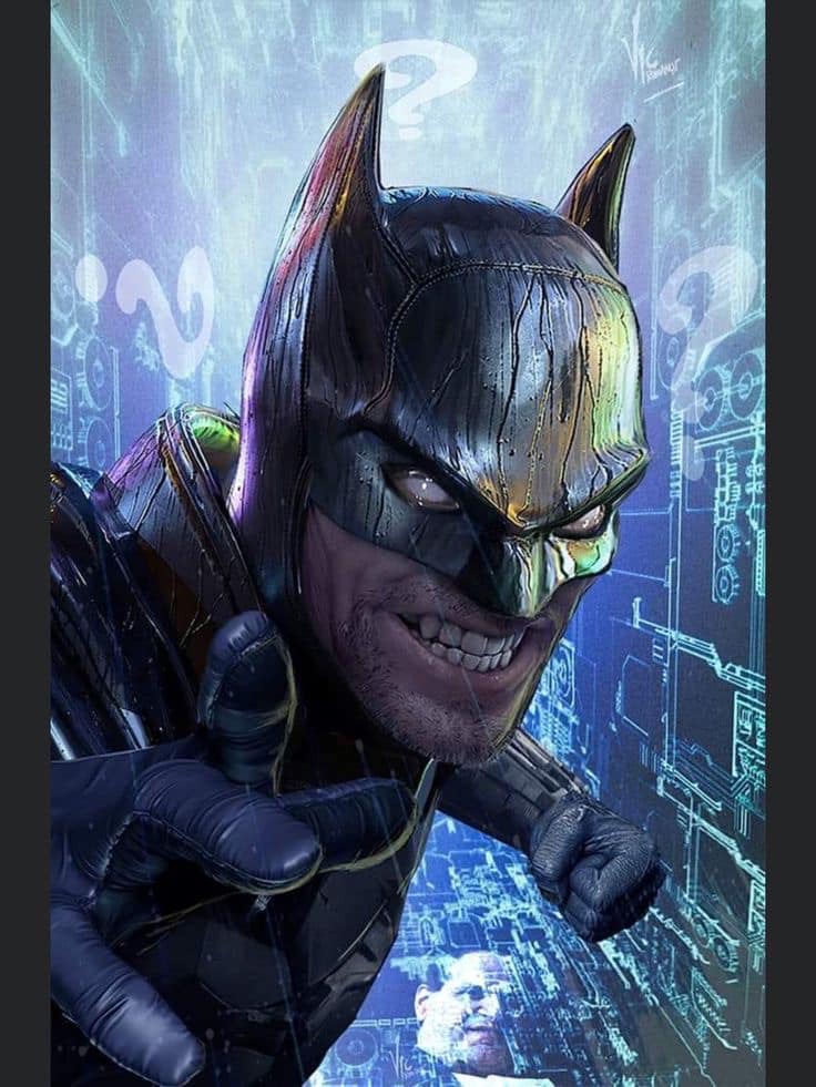Batman Digital Art Print Poster