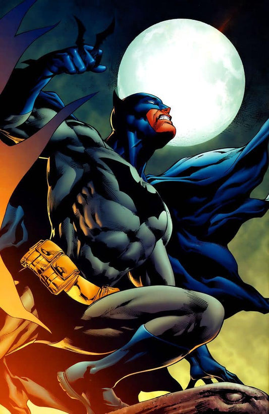 Batman Full Moon Action Print Poster