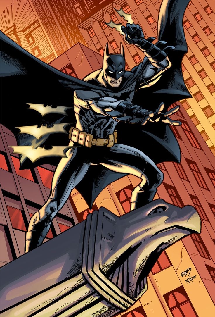 Batman Gotham City Action Print Poster