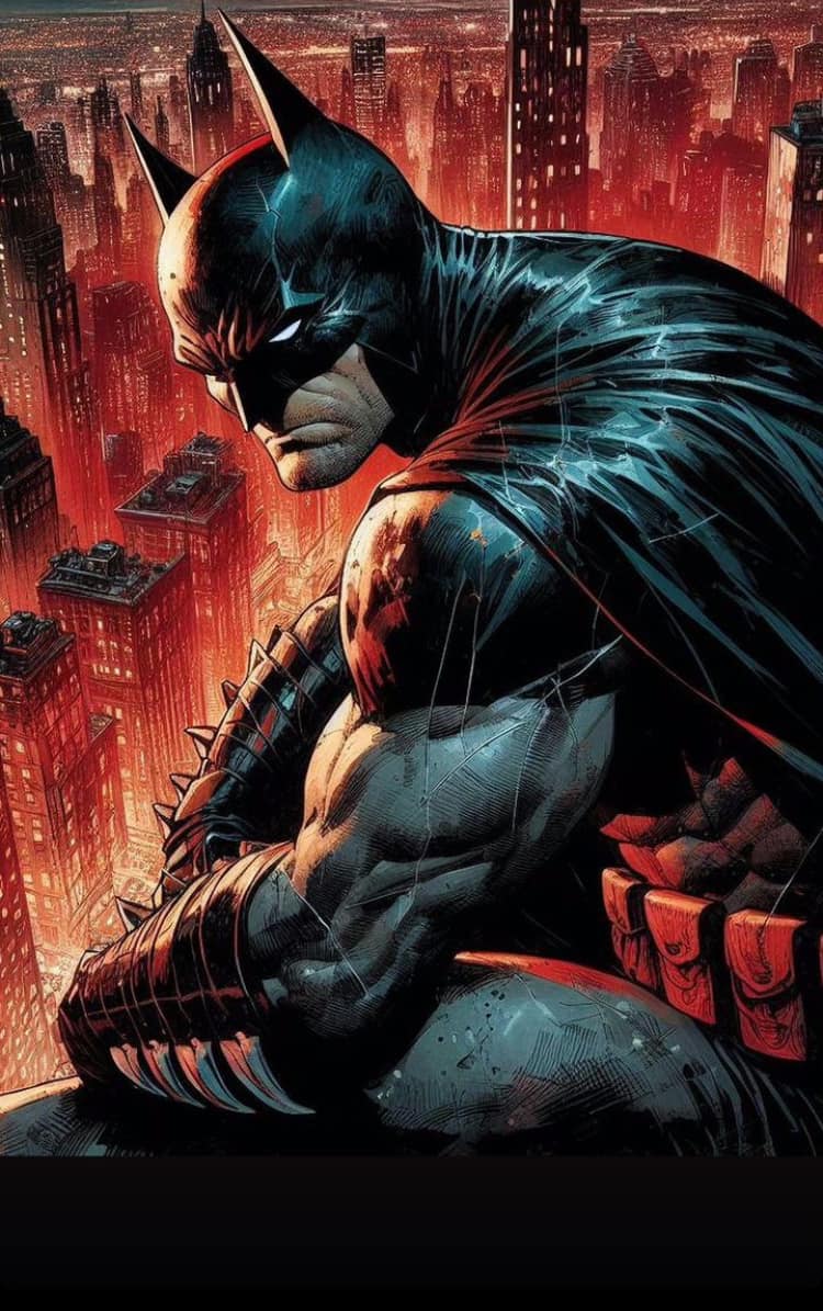 Batman Gotham City Art Print Poster