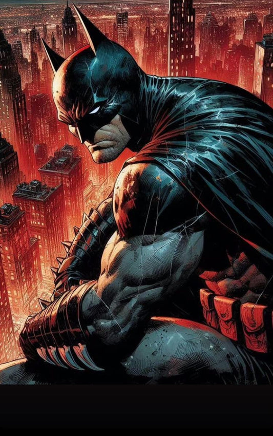 Batman Gotham City Art Print Poster