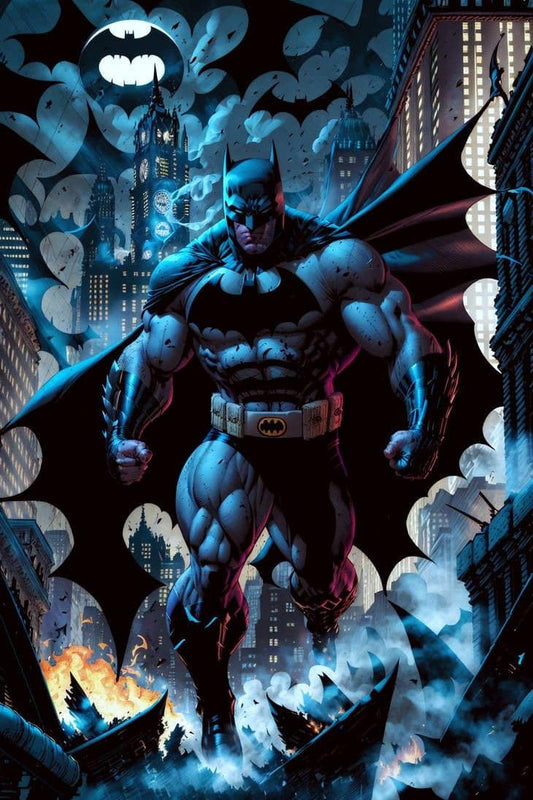 Batman Gotham Dramatic Artwork Print Poster