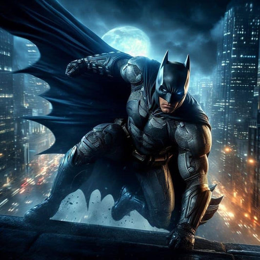 Batman Gotham Night Heroic Print Poster