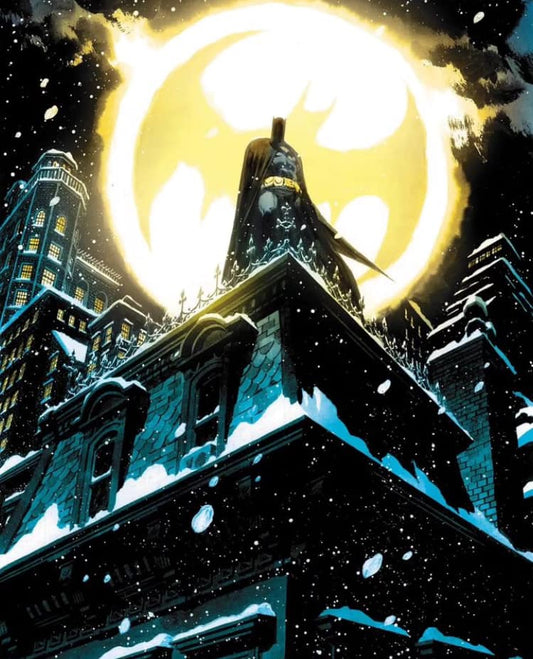 Batman Gotham Night Snow Print Poster