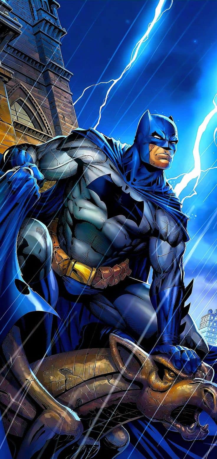 Batman Gotham Thunderstorm Print Poster
