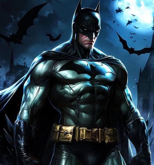Batman Hero Nightscape Print Poster