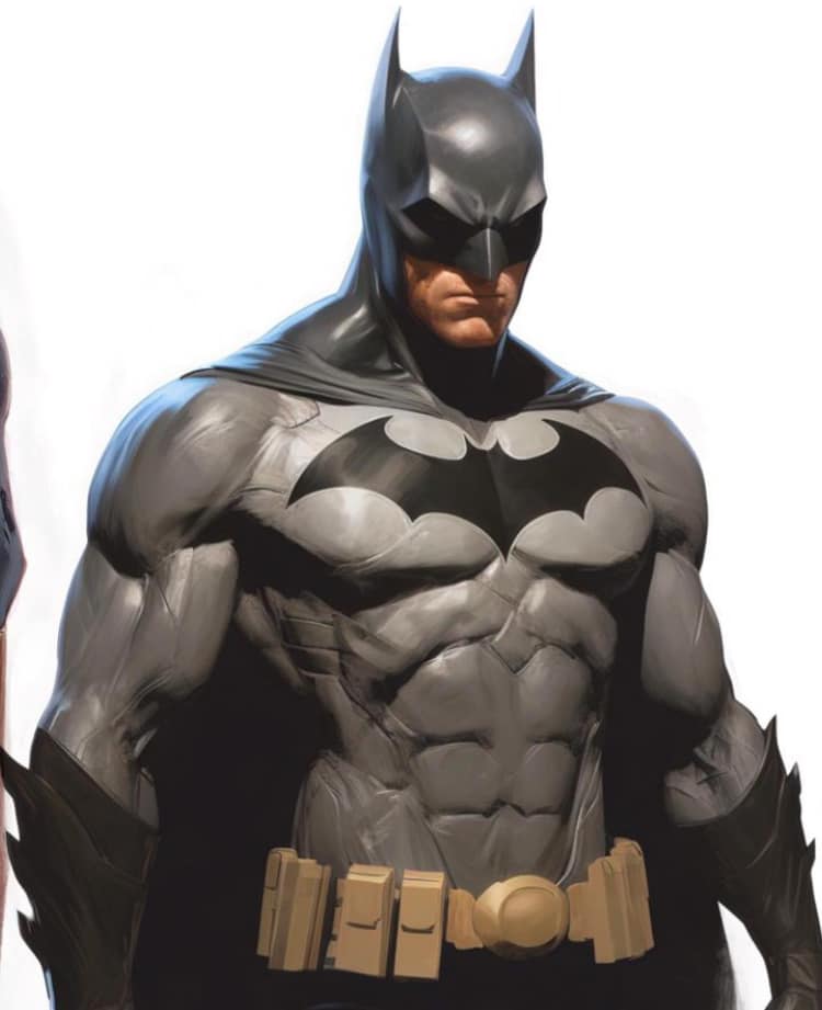 Batman Hero Portrait (5) Print Poster