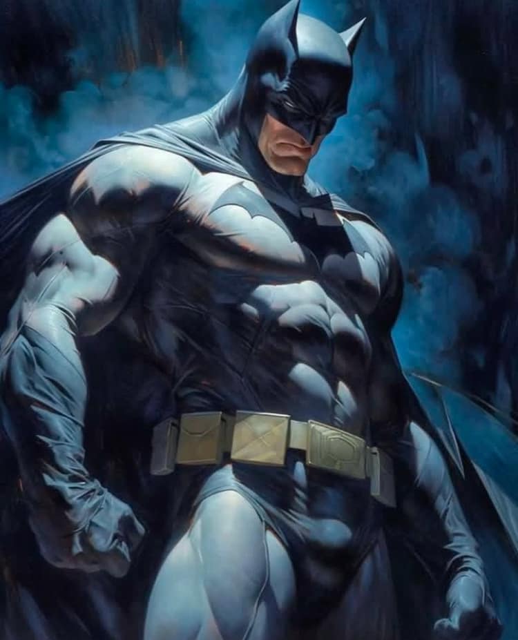 Batman Hero Portrait (7) Print Poster