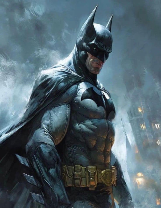 Batman Hero Portrait (8) Print Poster