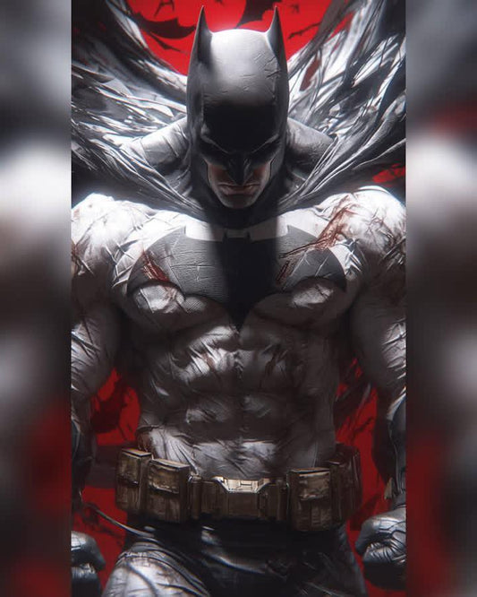 Batman Hero Portrait (9) Print Poster