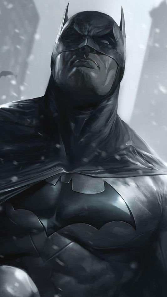 Batman Heroic Portrait Print Poster
