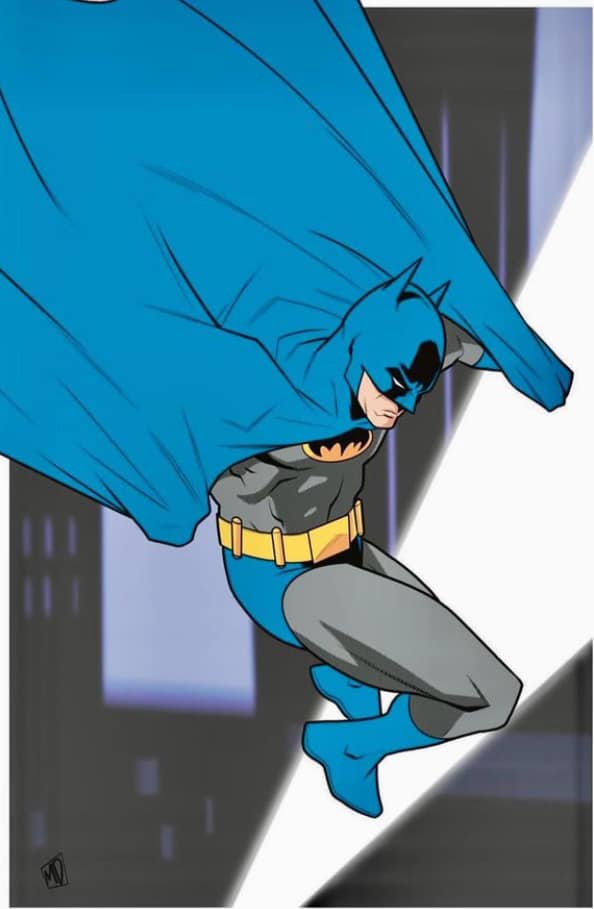 Batman Leaping In Action Print Poster