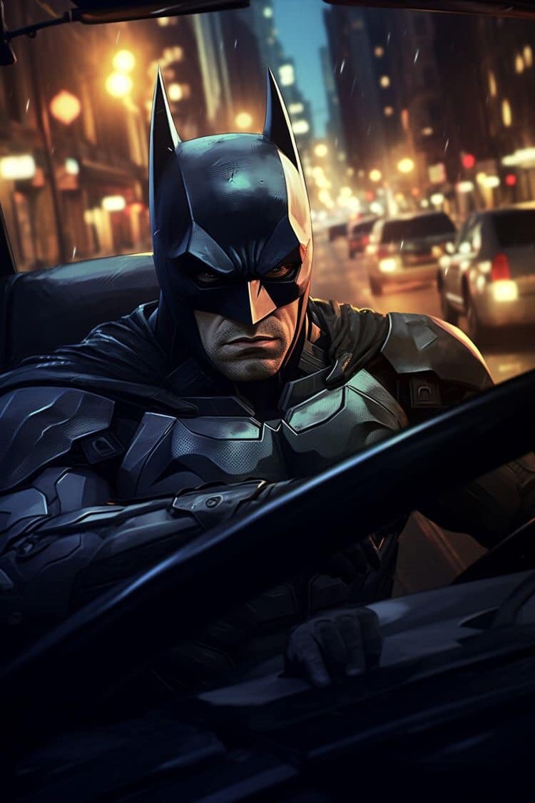 Batman Nightdrive Print Poster