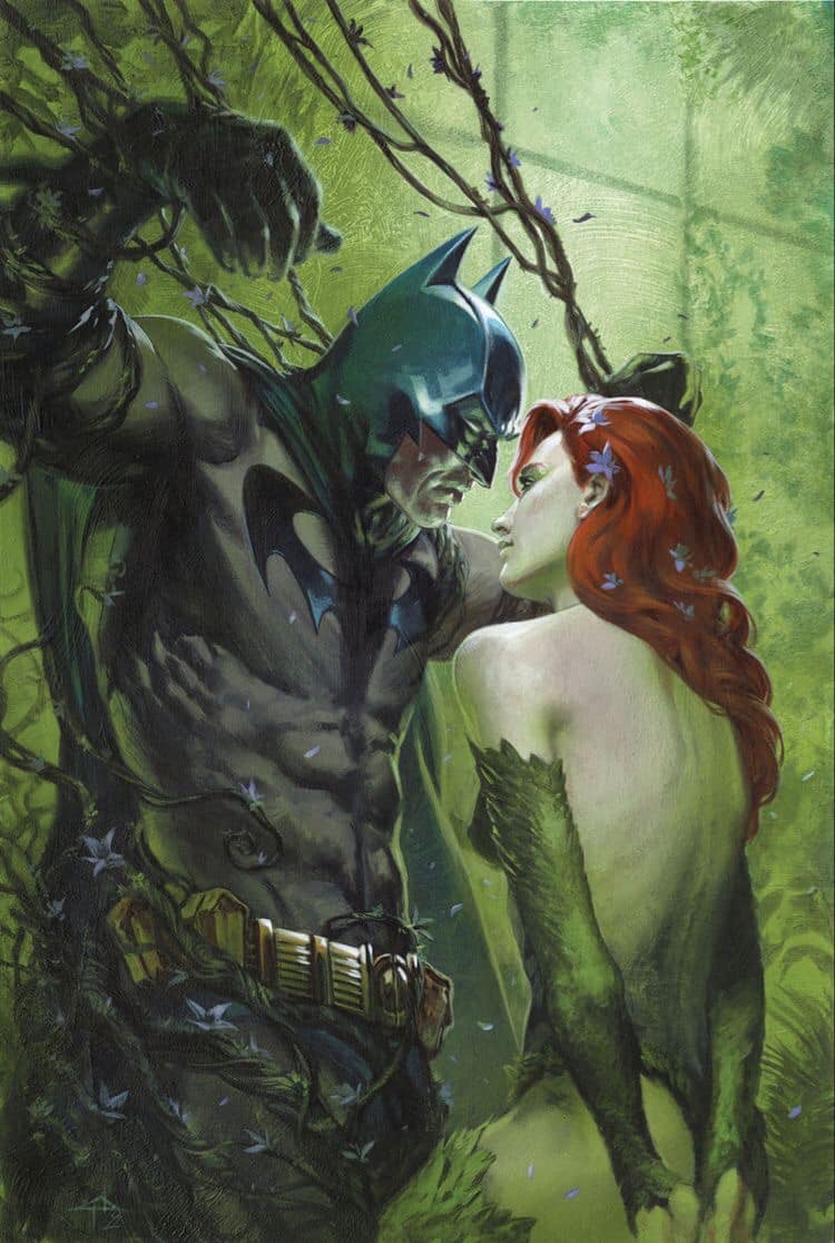 Batman Poison Ivy Embrace Print Poster
