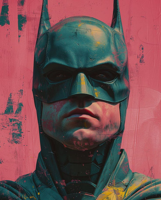 Batman Portrait Artistic Rendering Print Poster