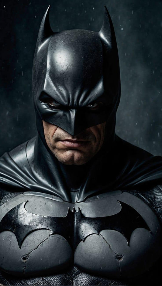 Batman Portrait Closeup (2) Print Poster
