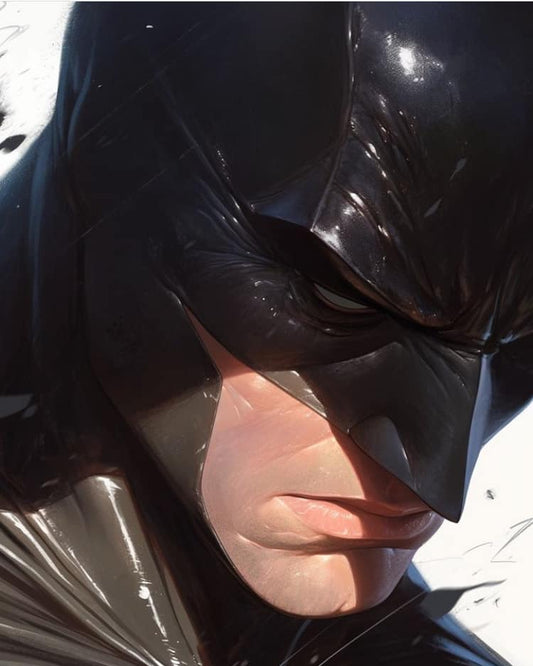 Batman Portrait Closeup (4) Print Poster