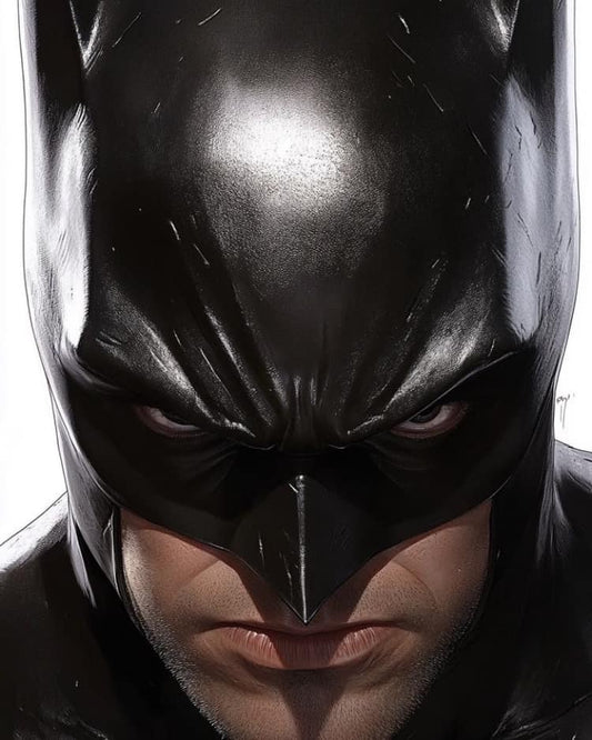 Batman Portrait Closeup (5) Print Poster