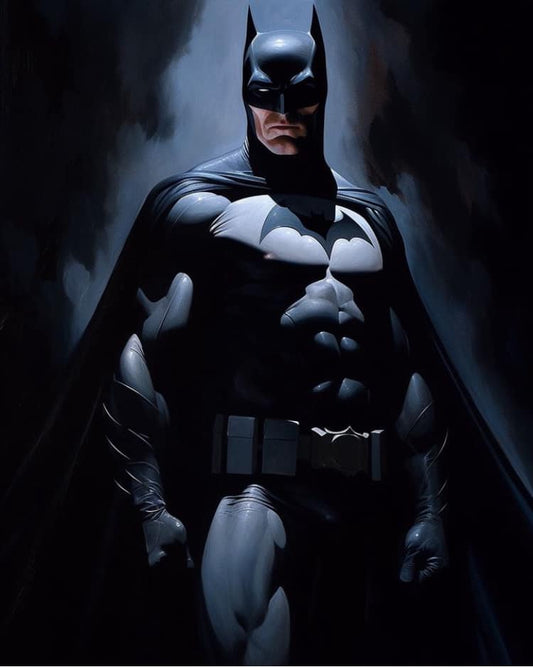 Batman Portrait Dark Ambiance Print Poster