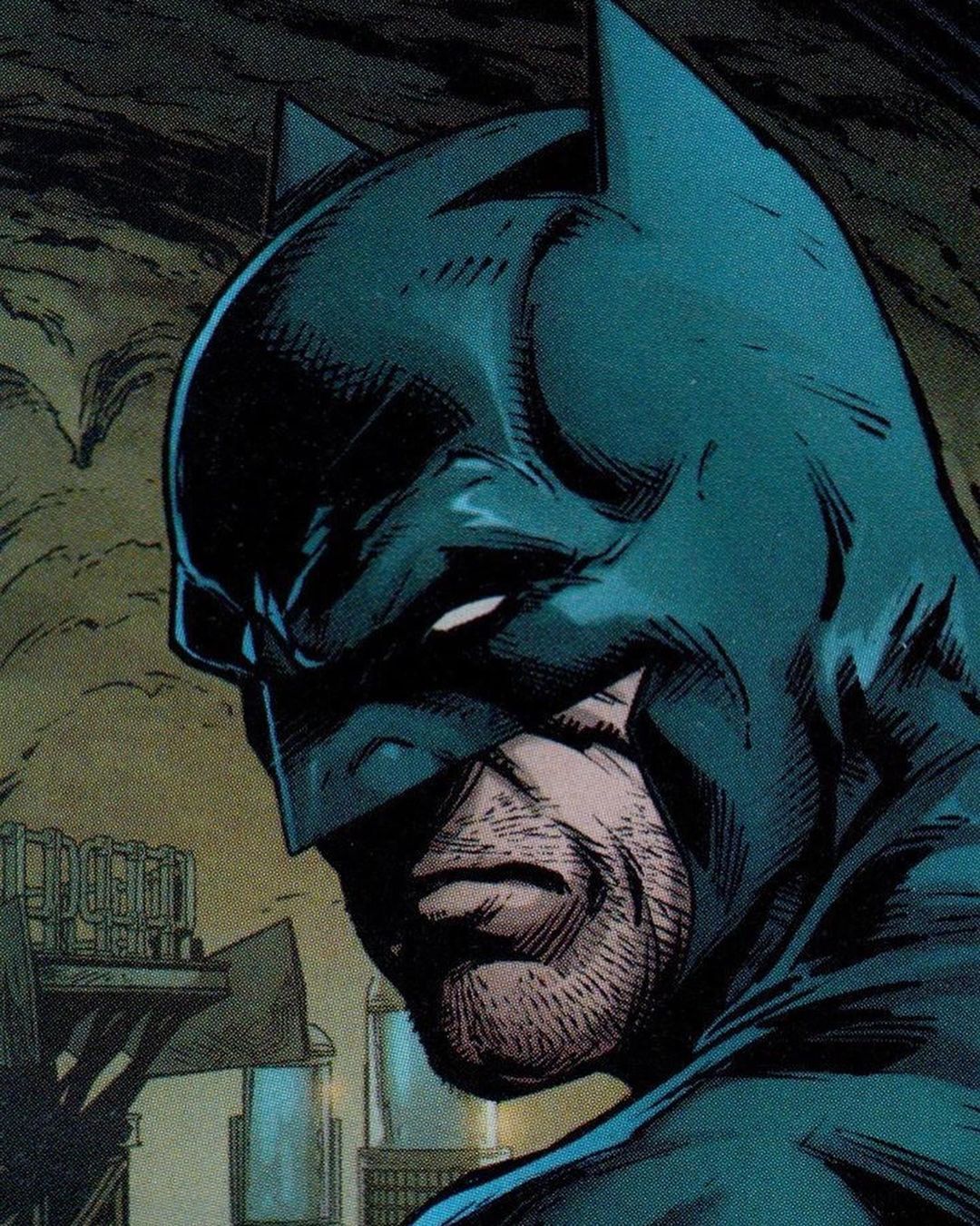 Batman Portrait Dark Ambient Jigsaw Puzzle
