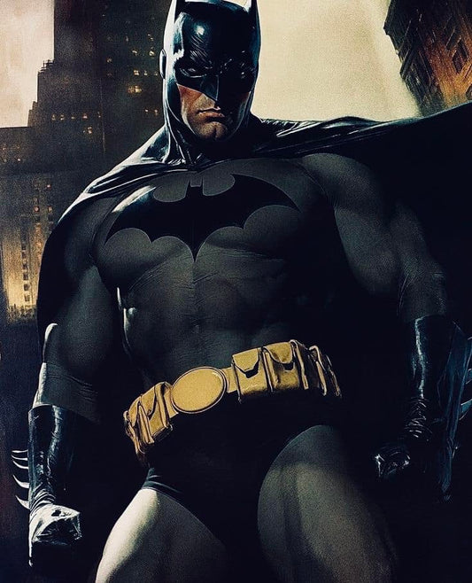 Batman Portrait Dark City (2) Print Poster