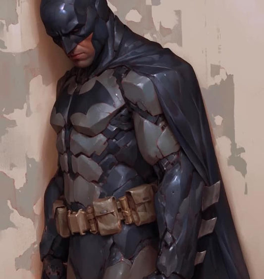 Batman Portrait Dark Setting (2) Print Poster