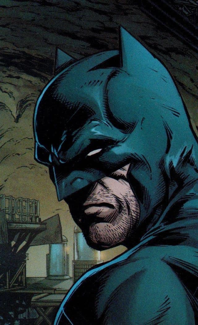 Batman Portrait Dark Warehouse Print Poster