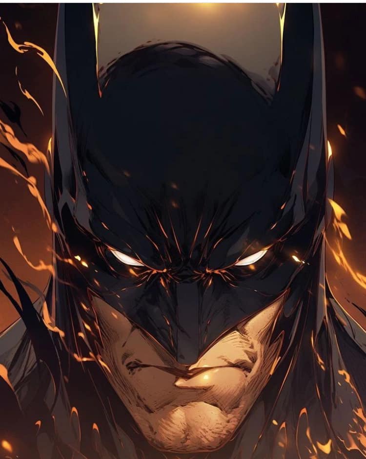 Batman Portrait Dramatic Illustration Jigsaw Puzzle