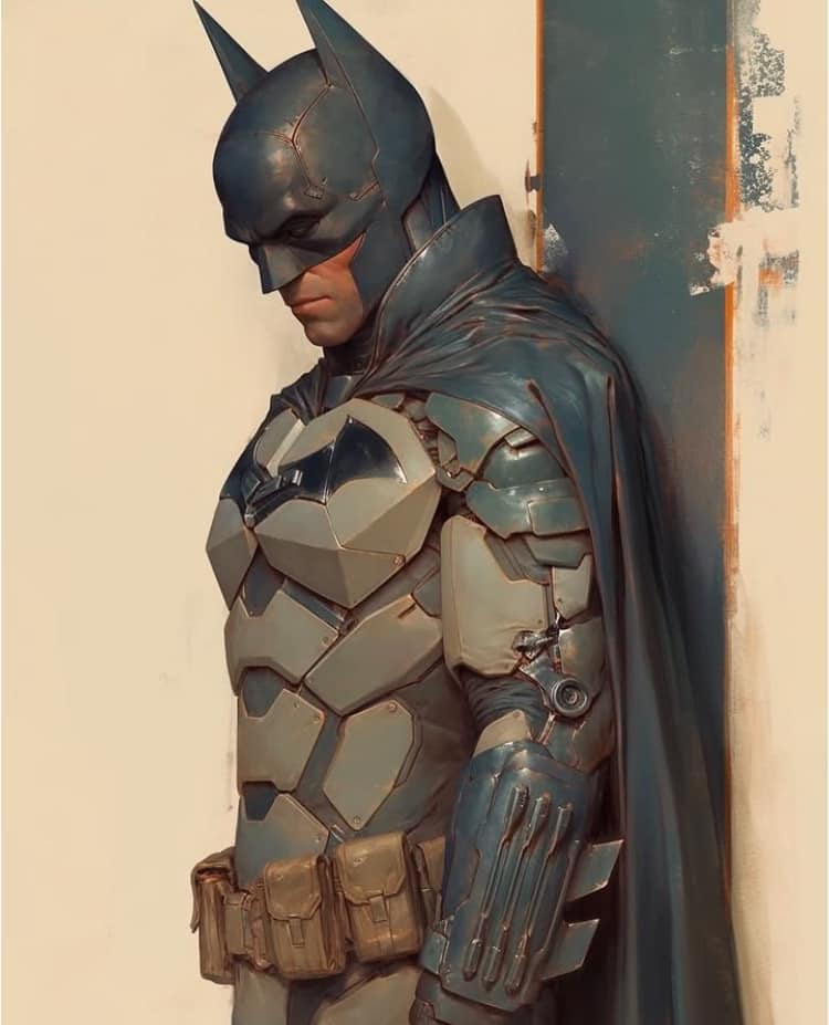 Batman Portrait Heroic Stance Jigsaw Puzzle