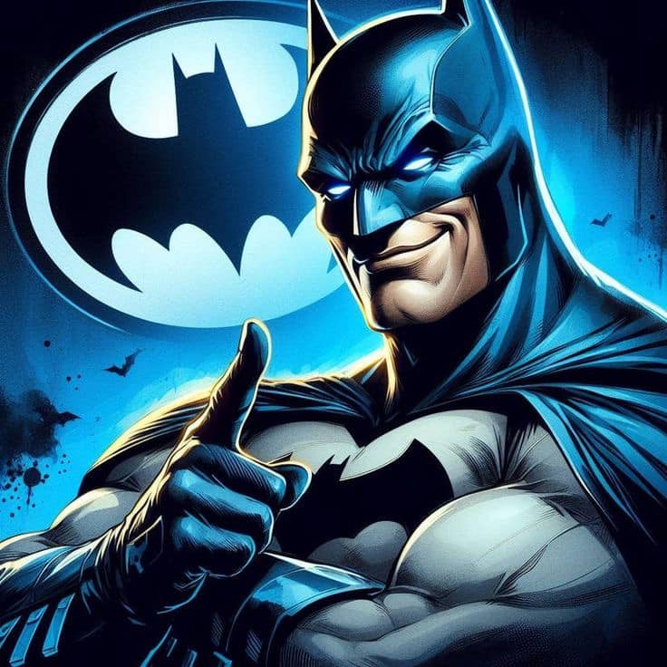 Batman Portrait Heroic (5) Print Poster