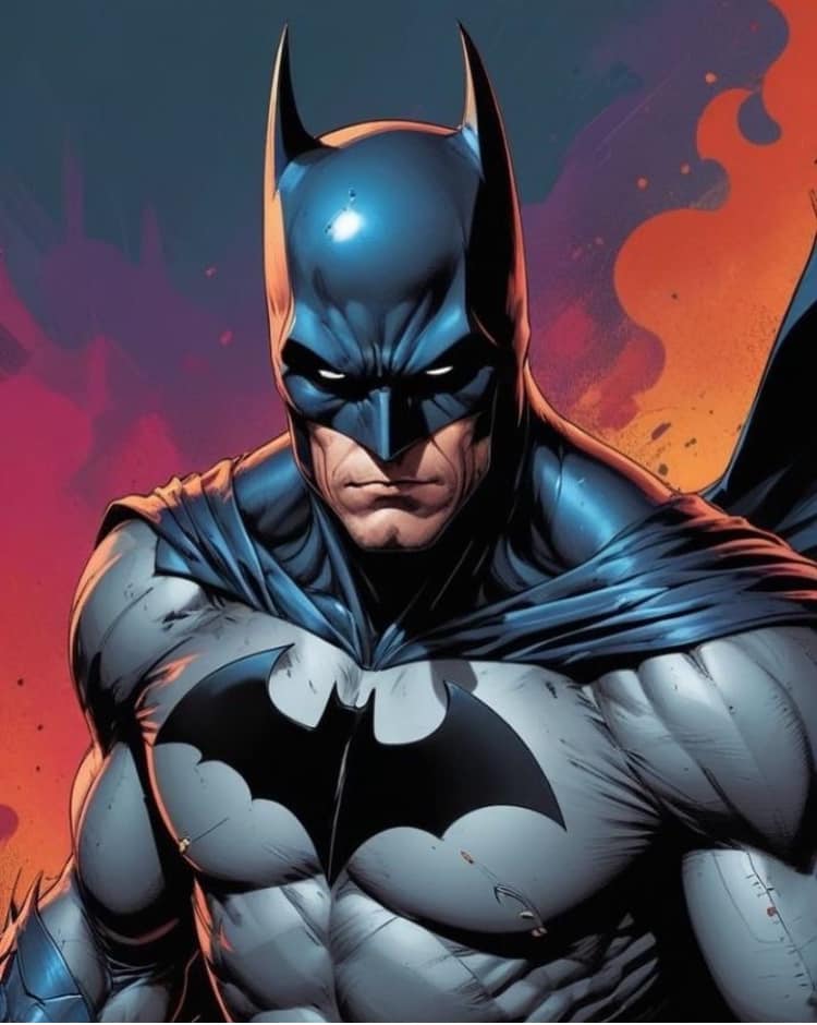 Batman Portrait Heroic (6) Print Poster